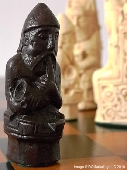 Medieval Plain Theme Chess Set